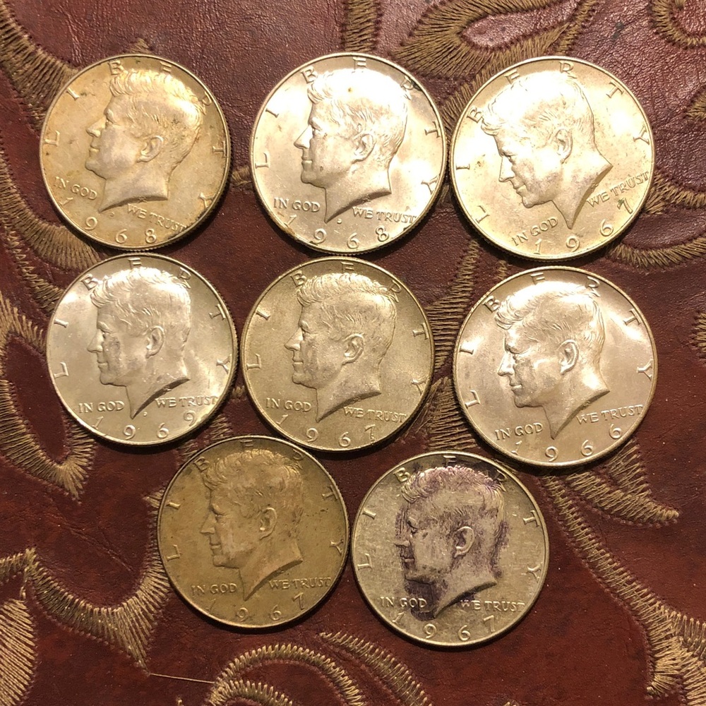 Kennedy half dollars silver